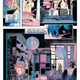 Doctor Mirage puttering around her magically-cloaked home.